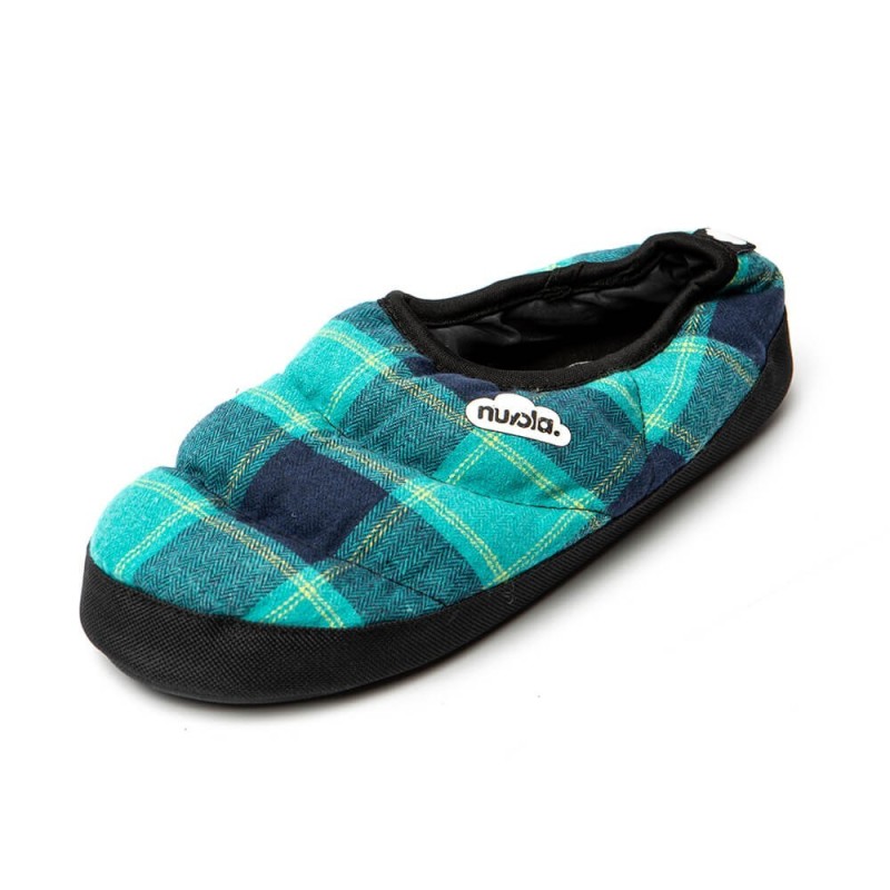 PANTUFLAS UNISEX NUVOLA SCOTLAND TURQUESA