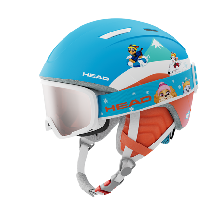 CONJUNTO DE CASCO Y MASCARA INFANTIL HEAD PAW PATROL