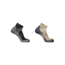 CALCETINES MONTAÑA UNISEX SALOMON X ULTRA ACCESS QUARTER 2 PACK
